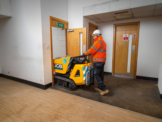JCB Electric Dumpster with Step