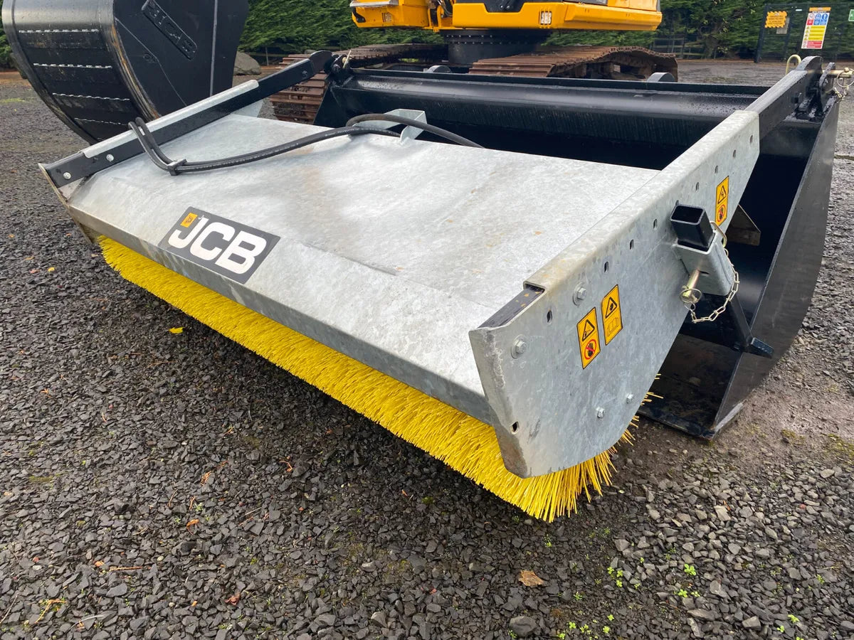 JCB Bucket Brush with Bucket