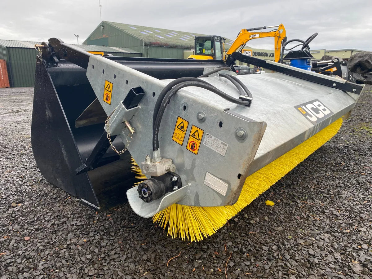 JCB Bucket Brush with Bucket